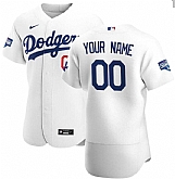 Customized Men & Women & Youth Dodgers White Nike 2020 World Series Champions Flexbase Jersey,baseball caps,new era cap wholesale,wholesale hats